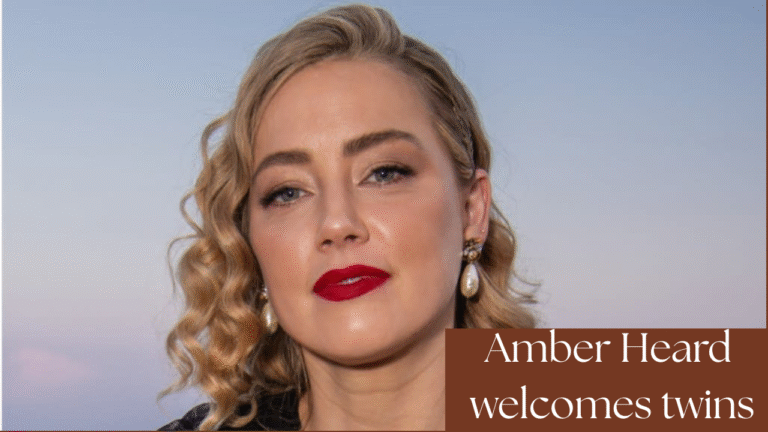 Amber Heard Welcomes Twins
