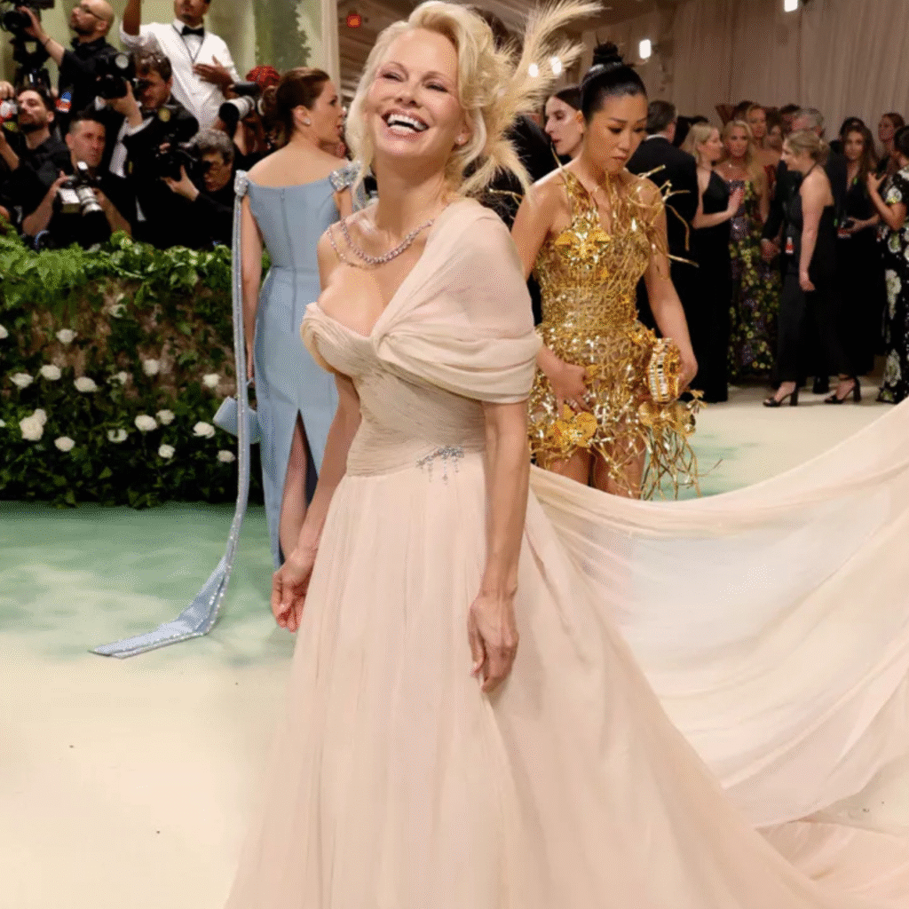 Pamela Anderson's 2025 Met Gala Look